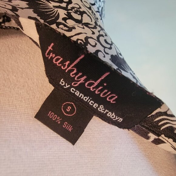 Trashy Diva Ballerina Camisole  100% silk  RARE - Picture 6 of 6